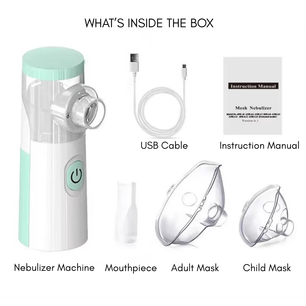 BreatheEase - Instant Relief, Anywhere | Silent & Portable Nebulizer